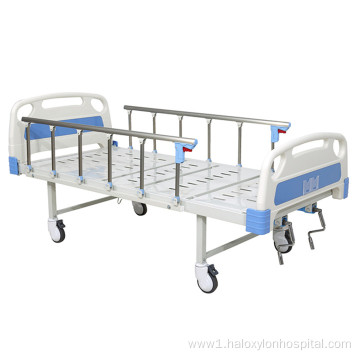 Medical equipment price two functions manual patient beds